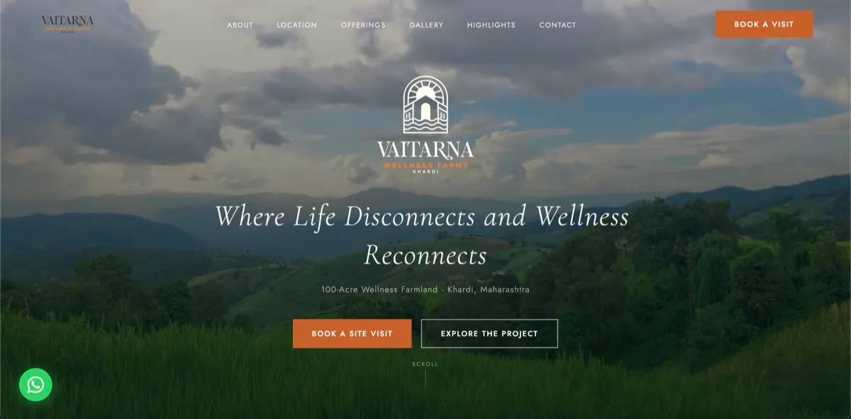 Vaitarna Farms website